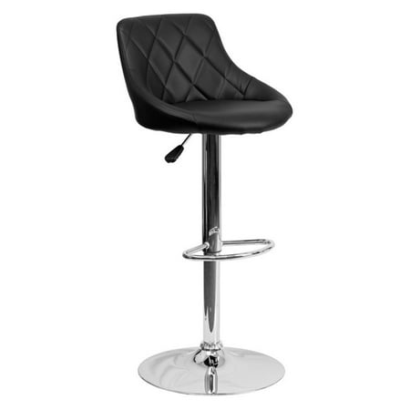 Width Adjustable Seat (Flash Furniture Contemporary Vinyl Bucket Seat Adjustable Height Barstool with Chrome Base, Multiple)
