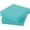 Turquoise, variant on Aofit Waterproof Olefin Chair Cushions with Handle and Ties, Square Outdoor Chair Pads, Set of 2, 19 x 19 x 5 Inches