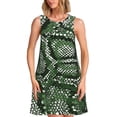 thumbnail image 1 of Disketp Green Snakeskin para Vestido sin Mangas para Mujeres, Vestidos de Verano para Mujeres, Casual y Holgado para la Playa, 1 of 7