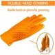 thumbnail image 4 of Guantes de aseo ZHAOCHENG Guantes de baño para mascotas con 424 columnas de silicona, 4 of 5