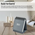 thumbnail image 4 of Maoww 2021 Mini Desktop Calendar Table English Yearly Montly Schedule Planner Agenda Organizer, Green, 4 of 7