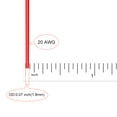 thumbnail image 4 of Cable eléctrico de PVC 20 AWG Cable trenzado de enganche de Cobre estañado 6.558ft de  10uds, 4 of 7