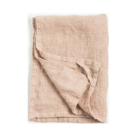 

Stone Washed Linen Tea Towel - Blush - 18 x 26