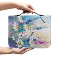 thumbnail image 2 of HELLHERO Koala Floral Pattern Bible Hand Bag, Large Capacity PU Leather Bible Covers for Prayer Study, Zipper Church Bible Bag, 2 of 12