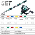 thumbnail image 5 of Sougayilang Fishing Rod Combo Full Kit 5.9ft Travel Telescopic Fishing Rod with Spinning Reel Set, 5 of 8