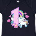 thumbnail image 4 of Inktastic I Am 1 Year Old with Unicorn and Hearts Girls Baby Bodysuit, 4 of 5