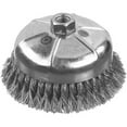thumbnail image 1 of Cepillo con forma de copa de alambre DEWALT DW49158, 10 cm, nudo de carbono, 3,5 mm, 1 of 1