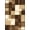 Brown Multi, Pattern 1, variant on ODIKA 8'x10' Washable Area Rug Non-Shedding, Easy Care, Contemporary Block Minimalist Brushstroke Watercolor Abstract Flowing Dynamic for King Size Bedroom Under Bed, Master Suite