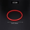 thumbnail image 6 of Silicone Sealing Ring For Pressure Cooker Pot Accessories, Fits 5 Or 6 Quart Models, Red, Blue And Common Transparent White, Pack Of 3, 6 of 8