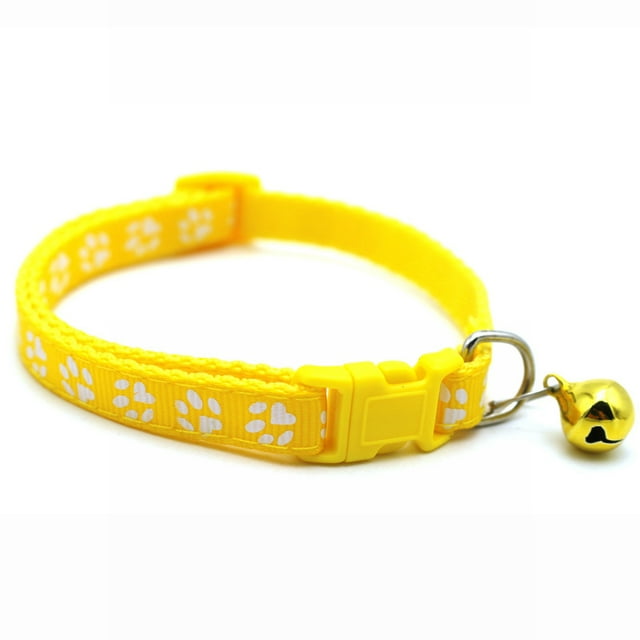 Collier pour Chien Ajustable Collier pour Animal de Compagnie Collier Réfléchissant pour Chien Boucle pour Animal de Compagnie Collier pour Animal de Compagnie Mignon Boucle Réglable Réfléchissante Confortable Collier pour Chien et Chat avec Clochette