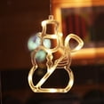 thumbnail image 1 of Xihbxyly Luz Led Navideña de Copo de Nieve, Brillo Blanco Cálido, Diseño de Ventosa, Ahorro de Energía, Decoración Romántica para Fiestas, Hogar, Bodas, Funciona con Pilas (No Incluye Pilas)., 1 of 3