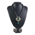 thumbnail image 6 of Jewelry Bust, Decorative Bust, Jewelry Stand, Jewelry Holder Made of Wood, Black 21x16cm, 6 of 10