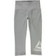 thumbnail image 2 of Pantalones deportivos de compresión Reebok Wanderlust Capri para mujer, gris, grande, 2 of 3