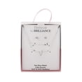 thumbnail image 2 of Believe by Brilliance Women's Initial V Slider Layered Necklace and Stud Set, 16+2"/18+2", 2 of 2