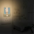 thumbnail image 2 of Yayeee 2-Pack Plug in LED Night Lights with Light Sensors Motion Detectors, Ice Cream Cat, 2 of 7