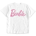 thumbnail image 4 of Isaac Morris Limited Barbie Logo Mens and Womens Short Sleeve T-Shirt (White XL), 4 of 5