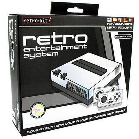 RETRO-BIT Top Loader 8-Bit NES System, Silver and Black (NES)