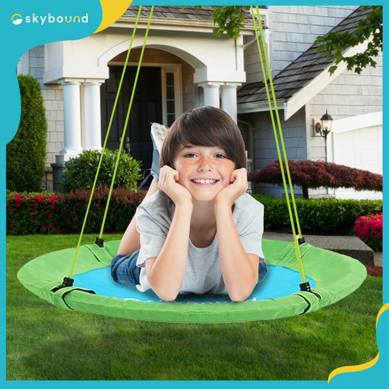 SkyBound 39 Tree Swing for Kids and Adults, Saucer Swing Seat