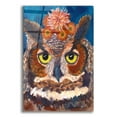 thumbnail image 1 of Epic Art 'Great Horned Owl' by Carissa Luminess, Acrylic Glass Wall Art, 16"x24", 1 of 8