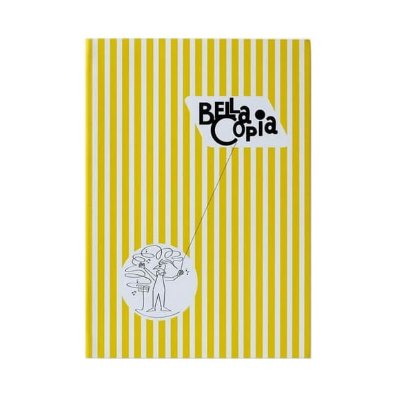 Bella Copia Yellow Midsized Blank Notebook, (Paperback)