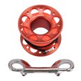 thumbnail image 2 of Fishing Line Reel, 15m Cable  Diving Reel Aviation Aluminum Diving Line with Double Ended Hook for Outdoor Boating Marine Operations, 2 of 7