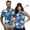 Blue Hibiscus Floral, variant on Aplkyhs Matching Golf Shirts for Couple Pink Ball Argyle Golf Tennis Tank Top Athletic Sleeveless Shirts Quarter Zip Moisture Wicking Racerback Design Suitable for Outdoor Sports