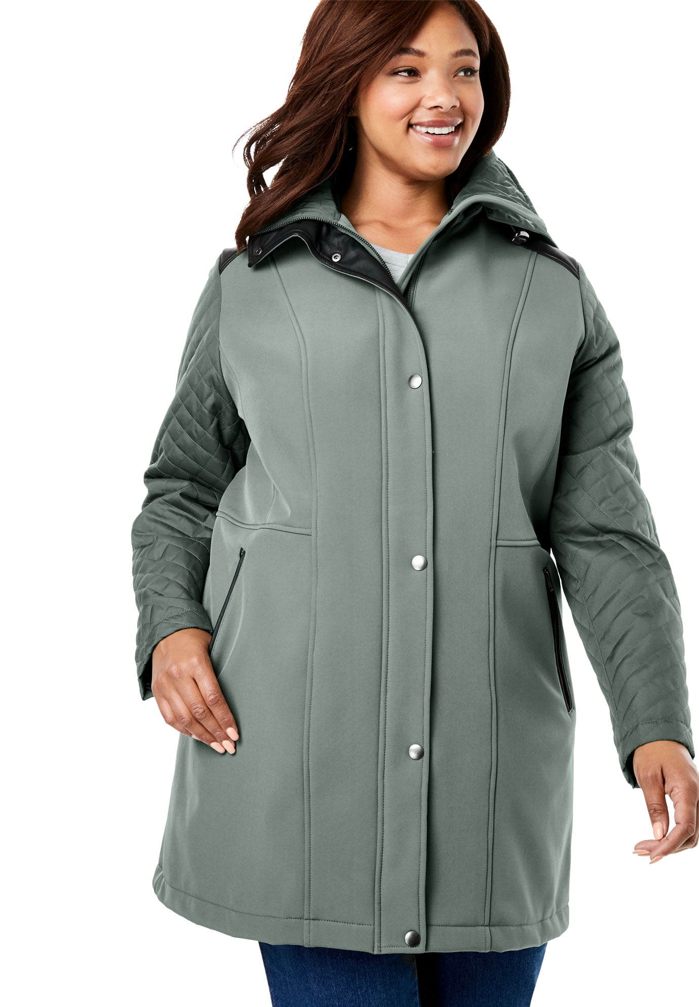 walmart women's plus size jackets
