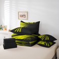 thumbnail image 4 of Erosebridal Teens Fashion Striped Bedding Sets King Size, Geometry Abstract Comforter Sets with Sheets, Modern Room Decor, Reversible, 4 of 5
