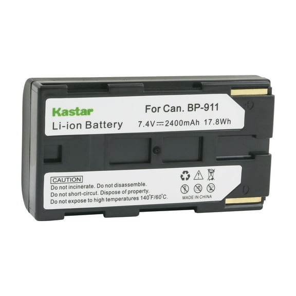 Kastar 1-Pack BP-911 / BP-915 Battery 7.2V 2400mAh Replacement for Canon UC-X45, UC-X50, UC-X55, V40 V40Hi, V50Hi, V60Hi, V65Hi, V72, V75Hi, V400, V420, V500, V520, XF100, XF105, XF200, XF205, XF300