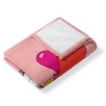 thumbnail image 2 of Garfield Fly Away Nickelodeon Kids Silk Touch Throw Blanket, 50 x 60 inches Pink, 2 of 5