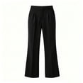 thumbnail image 6 of Atkumj Pant Suits for Women Trendy Double Breasted Blazer and Trousers Business Casual Outfits Formal Work Solid Color Two Piece Sets XL, 6 of 6