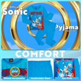 thumbnail image 3 of Conjunto de Pijama Sonic The Hedgehog para Niños Suave y Cómodo Azul, 3 of 6