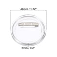 thumbnail image 2 of Uxcell 1.72inch Acrylic Button Pin Badge,20SetRound Pin Blank Buttons Badges Kit, 2 of 5