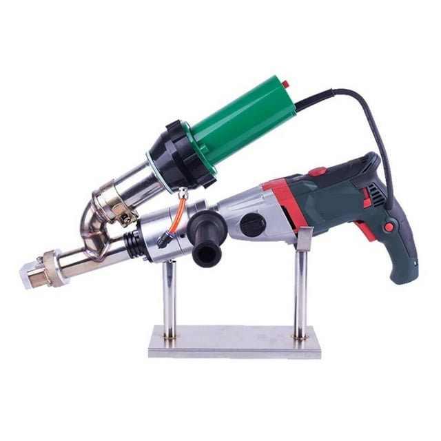 Extrudeuse Omembrane Machine de Soudage par Extrusion de Plastique, Extrudeuse de Soudure Vinyle Pistolet de Soudage à Air Chaud Pistolet de Réparation d'Omembrane pour Joints de Soudage