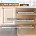 thumbnail image 3 of MaxGear Pull Out Cabinet Organizer 17" W x 21" D, Heavy Duty Slide Out Shelves for Kitchen Bathroom, 3 of 9