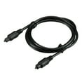 onn. 6' Digital Optical Audio Toslink Sound Bar TV Cable, Black
