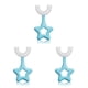 thumbnail image 1 of Cepillo ergonómico para bebés Monstrate de doble cara de silicona 360 grados, 1 of 6