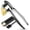 Premium Chrome, variant on Premium Garlic Press Set - Rust Proof Professional Garlic Mincer Tool - Easy-Squeeze, Easy-Clean with Soft, Ergonomic Handle - Silicone Garlic Peeler & Brush (Silver)