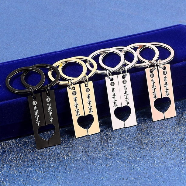 Personalzied Couple Music Gift Keychain Personalized Spotify Code Keychains