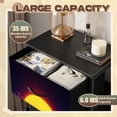 thumbnail image 2 of Vaporwave Dresser for Bedroom with 4 Storage Drawers Neon Sunset Road Palm Trees Colorful Lights Dressers Chest of Drawers Steel Framed Fabric Closet Organizers for Dorm Entryway, 2 of 8