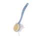 thumbnail image 1 of Cepillo para el cuerpo de la ducha con cerdas y lufa, esponja de malla para baño con mango largo curvado para baño exfoliante de la piel, cerdas de masaje adecuadas, 1 of 5