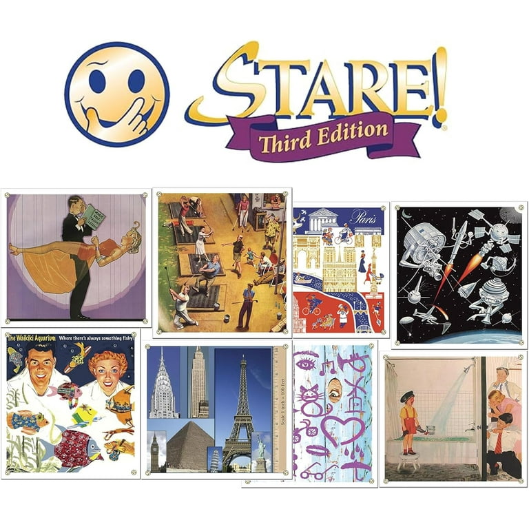 Stare - Players Have A Blast Testing Powers of Recall in This Fun Board Game - for Adult & Family Game Night Stare - Players Have A Blast Testing Powers of Recall in This Fun Board Game - for Adult & Family Game Night