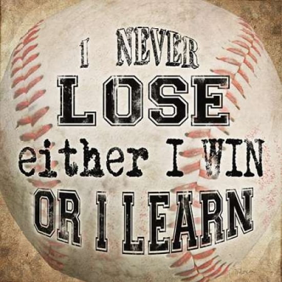 Baseball Quote Canvas Art - Katrina Craven ()