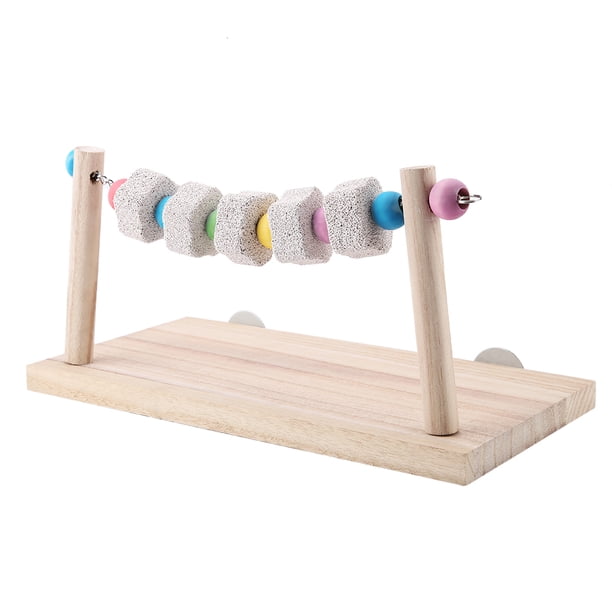 Juguetes Para Columpio De Loro, Juguetes Naturales Duraderos Para Loros, Piedra Resistente Para Que El Hámster Y La Ardilla Se Pongan De Pie, Salten A Los Loros Para Mantener Sus OTVIAP parrot Swing