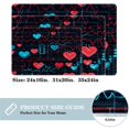 itdsatrgt Love Heart Pattern Indoor Door Mat, NonSlip Absorbent