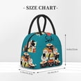 thumbnail image 3 of Haiem I Love Sushi Printed Lunch Bag Women, Lunch Box Lunch Bag for Women, Small Leakproof Cute Lunch Tote Large Capacity Reusable Insulated Cooler Lunch Container, 3 of 6