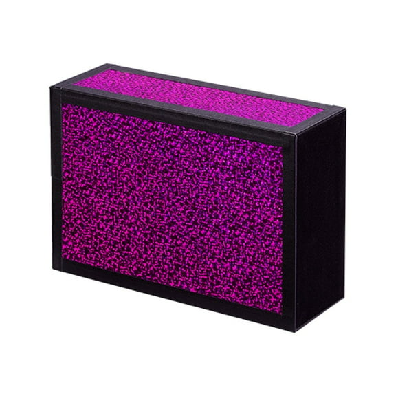 Henrys Juggling Wooden Cigar Box - Glitter Colors with Black Tape (Purple)