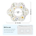 thumbnail image 6 of Hirioo Watercolor Floral A for Baby Cotton Petal Bib Drool Bibs for Baby Boy Unisex, 6 of 9