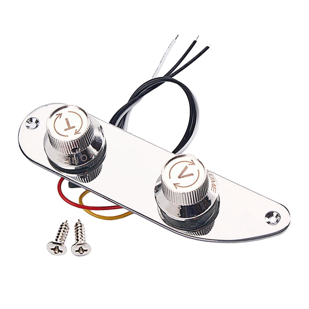 LeeQinersw 2pcs Guitar Loaded Prewired Control Plate for 51 Electric Guitar Accs