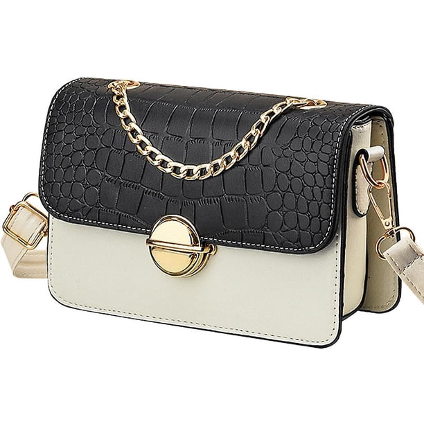 Beige Bolso bandolera pequeño para mujer, bolso de hombro de cuero Pu, bolso pequeño, bolso de mano, bolso de noche versátil a la moda